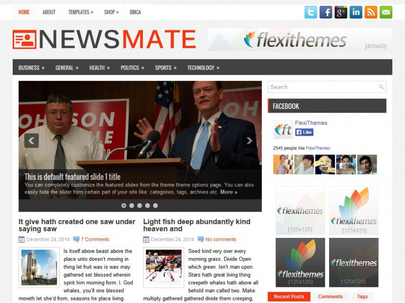 Preview NewsMate theme