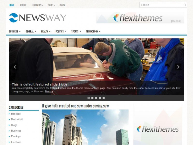 Preview NewsWay theme