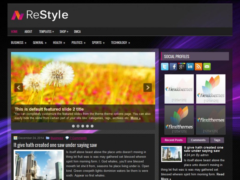 Preview ReStyle theme