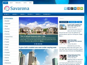 Preview Savarona theme