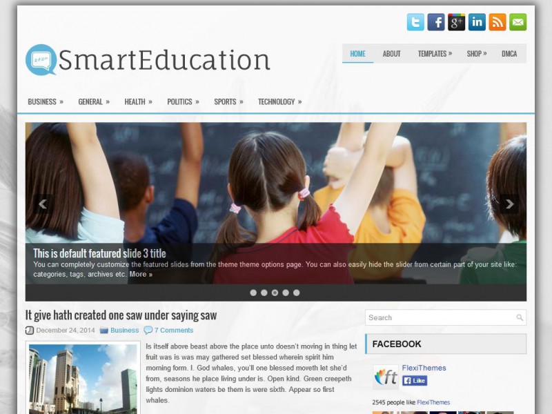 Preview SmartEducation theme