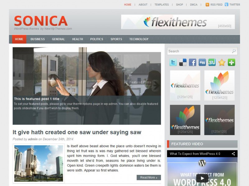 Preview Sonica theme
