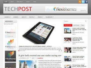 Preview TechPost theme