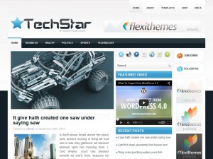 Preview TechStar theme