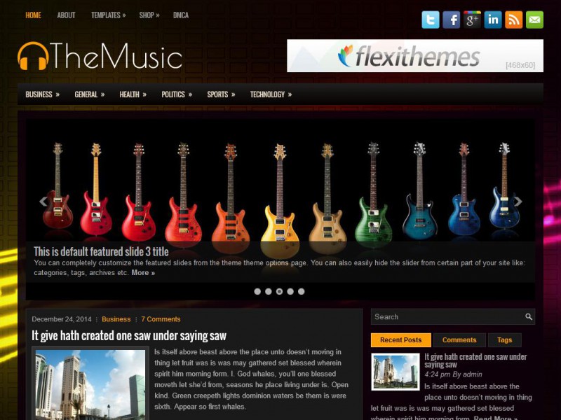 Preview TheMusic theme