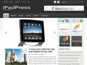 Preview iPadPress theme